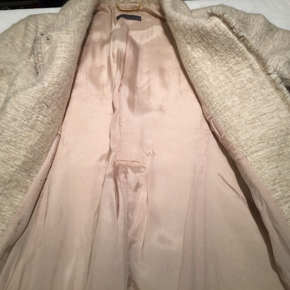 ALBERTA FERRETI Mohair Feather Wool Coat/Jacket - Picture 7 of 7